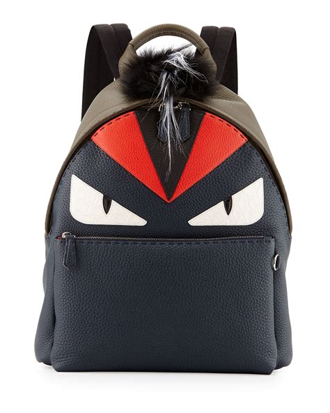 fendi fur monster backpack|Fendi monsters on sale.